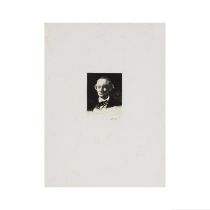 EDOUARD MANET (1832-1883) Portrait de Baudelaire, 1865 Eau-forte et pointe s&#232;che sur Chine ...