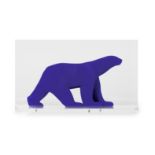 D'APRES YVES KLEIN (1928-1962) L'Ours Pompon, 2022 &#201;preuve en r&#233;sine avec pigments IKB...