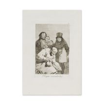 FRANCISCO DE GOYA Y LUCIENTES (1746-1828) Porque Esconderlos, planche 30 de Los Caprichos, 1799 ...