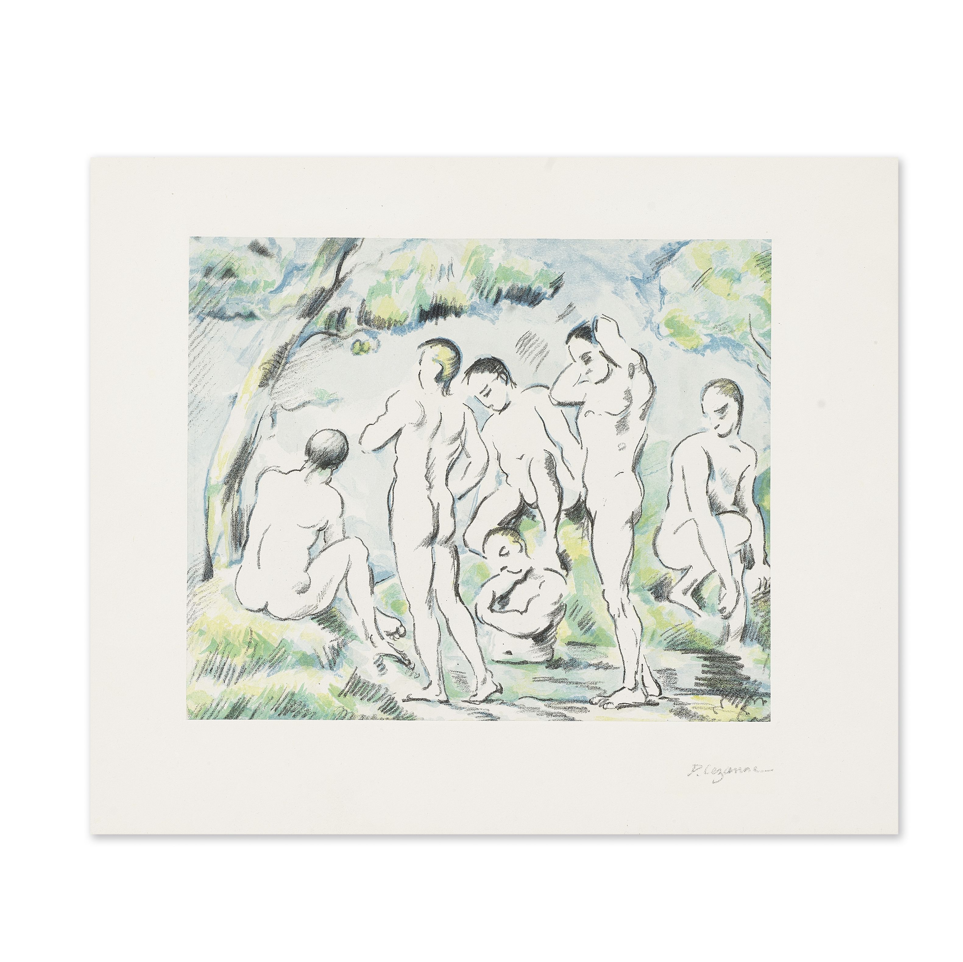 PAUL C&#201;ZANNE (1839-1906) Les Petits Baigneurs ou Le Bain, 1897 (Johnson, 22; Ventori, 1156)...