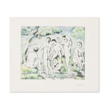 PAUL C&#201;ZANNE (1839-1906) Les Petits Baigneurs ou Le Bain, 1897 (Johnson, 22; Ventori, 1156)...