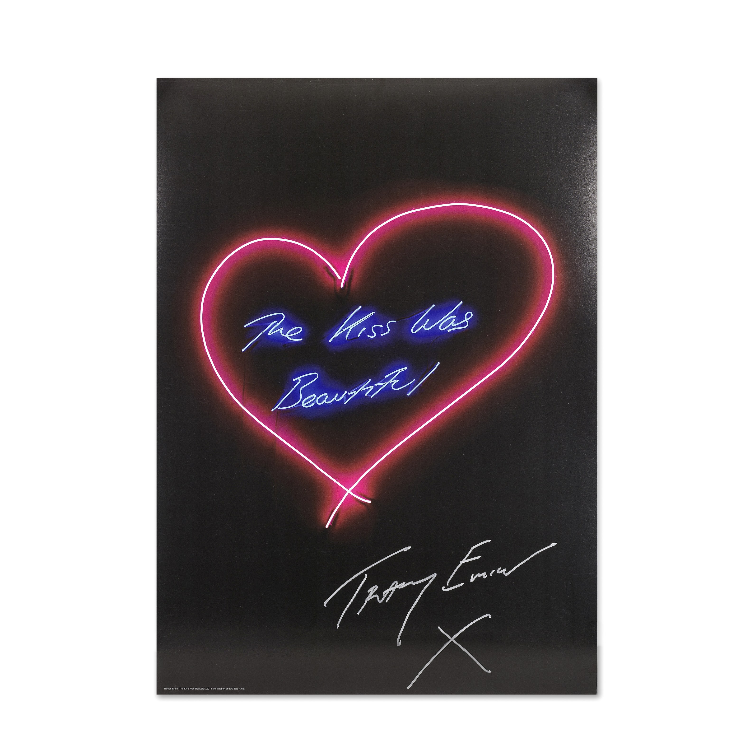 TRACEY EMIN (NEE EN 1963) The Kiss Was Beautiful, 2016 Offset lithographie en couleurs sur papie...