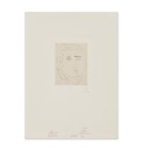 HENRI MATISSE (1869-1954) T&#234;te de jeune fille aux sourcils rectangulaires, 1930 (Duthuit, 2...