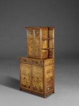 EMILE GALLE (1846-1904) Important meuble &#224; deux corpsCirca 1880-1885Sign&#233; 'Emile Gall&...