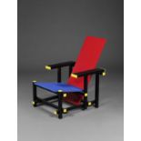 MARIO MINALE (1973) Chaise Red Blue Lego2007Edition Droog, &#233;preuve d'artistePlaque de l'&#2...