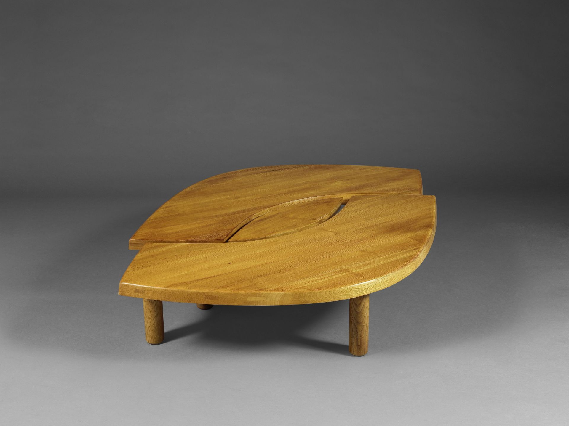 PIERRE CHAPO (1927-1986) Table basse T22C, dite OeilCr&#233;ation en 1972R&#233;alisation Atelie...