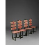 AXEL EINAR HJORTH (1888-1959) Paire de fauteuils FuturumCr&#233;ation en 1931, exemplaires circa...