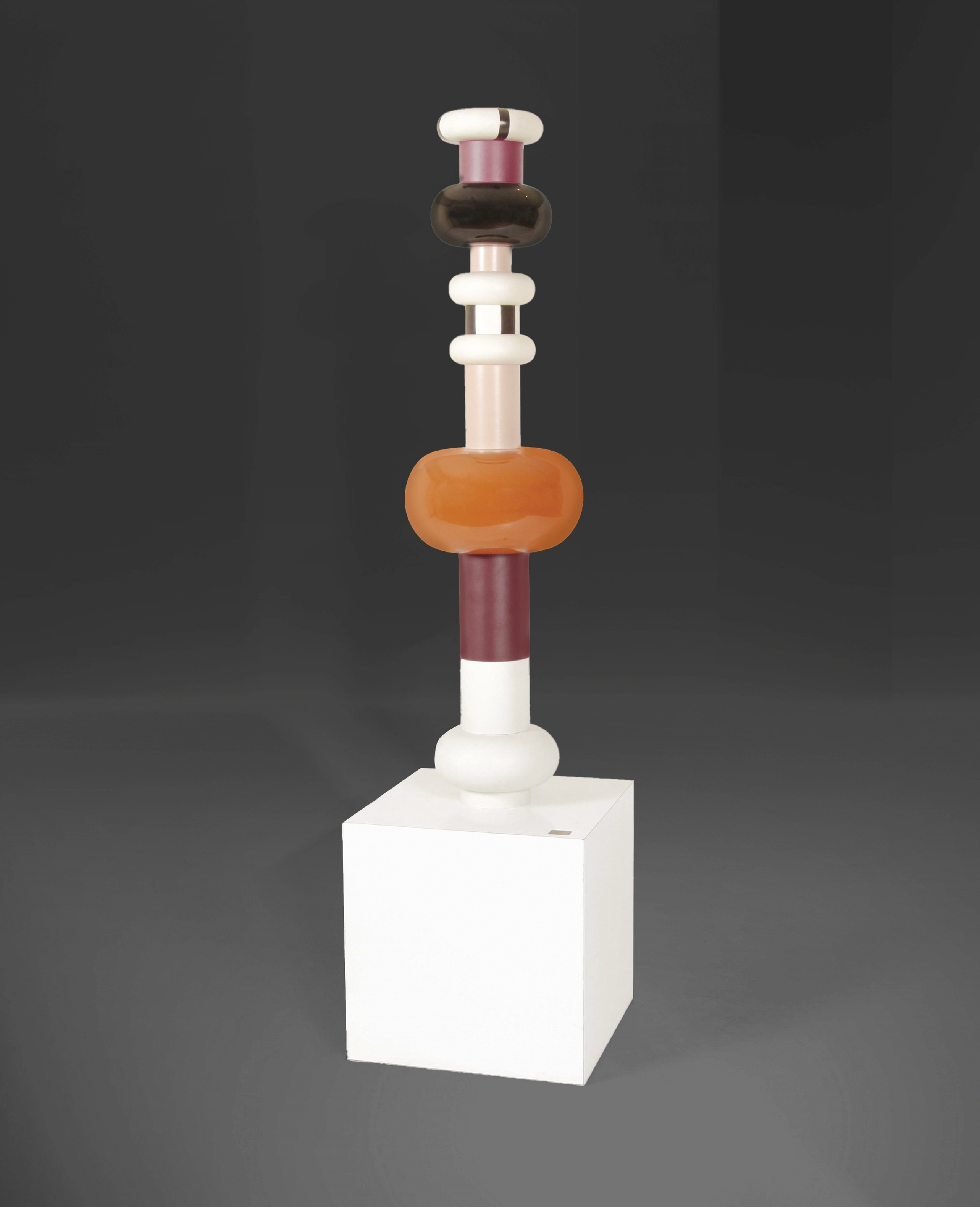 ETTORE SOTTSASS (1917-2007) Totem ChocolatCr&#233;ation circa 1994, exemplaire de 2004Edition Mi...