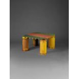 GAETANO PESCE (1939-2024) Table basse de la s&#233;rie Nobody's perfectCr&#233;ation en 2003Edit...