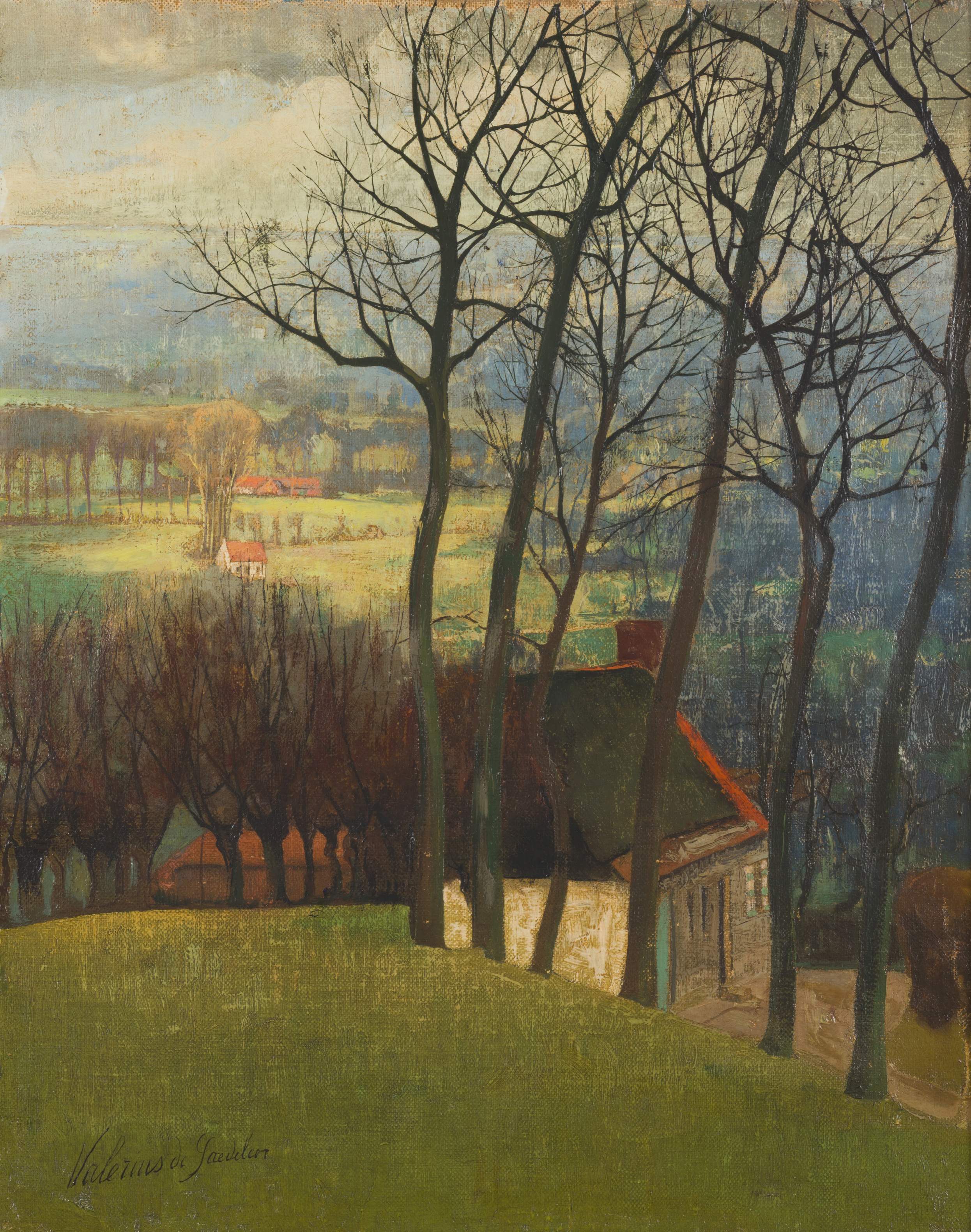 VALERIUS DE SAEDELEER (1867-1941) De hoeve in de zon