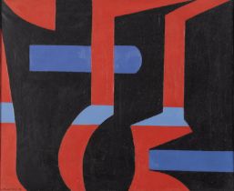 LEOPOLD PLOMTEUX (1920-2008) Composition abstraite