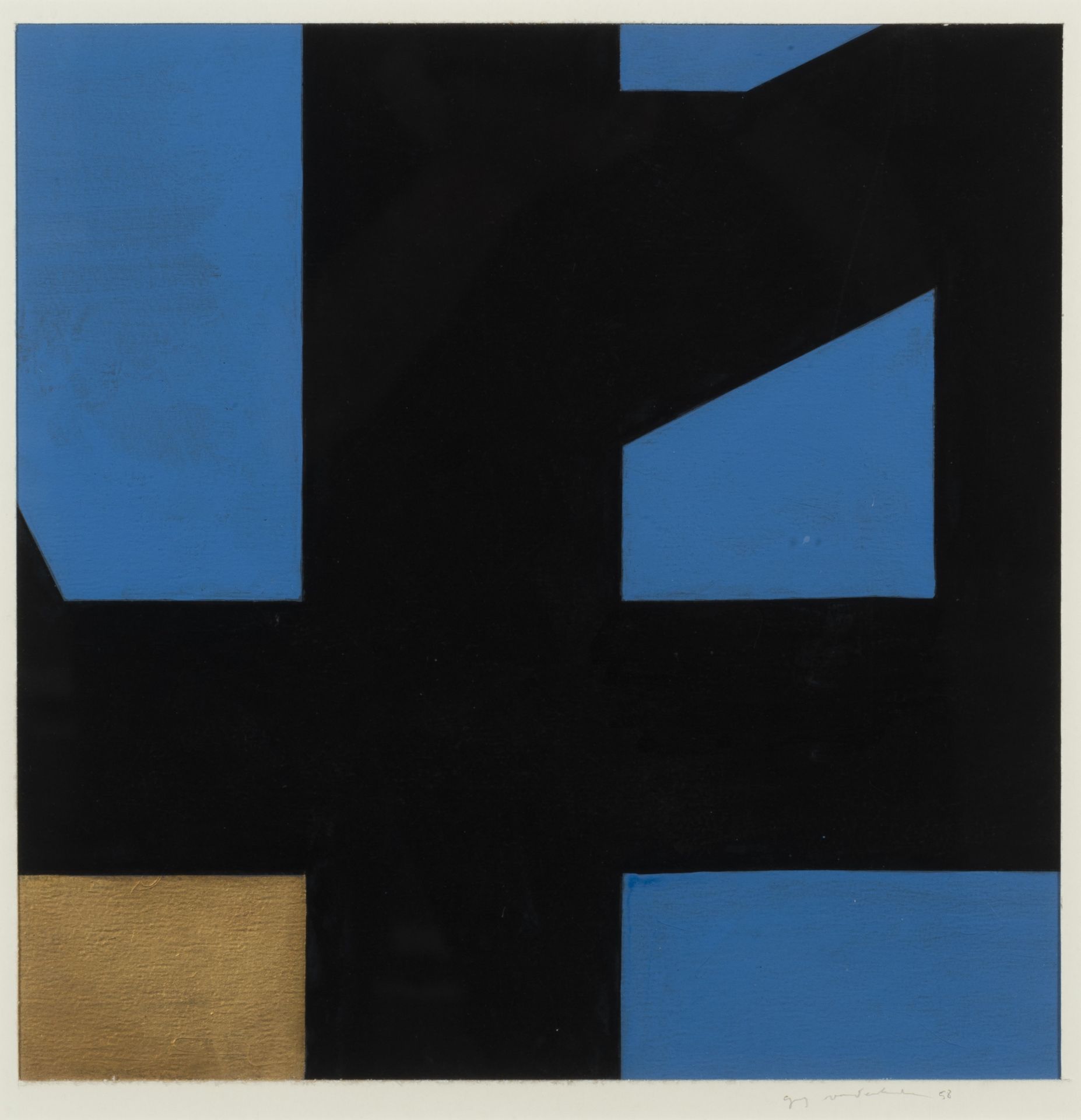 GUY VANDENBRANDEN (1926-2014) Composition abstraite
