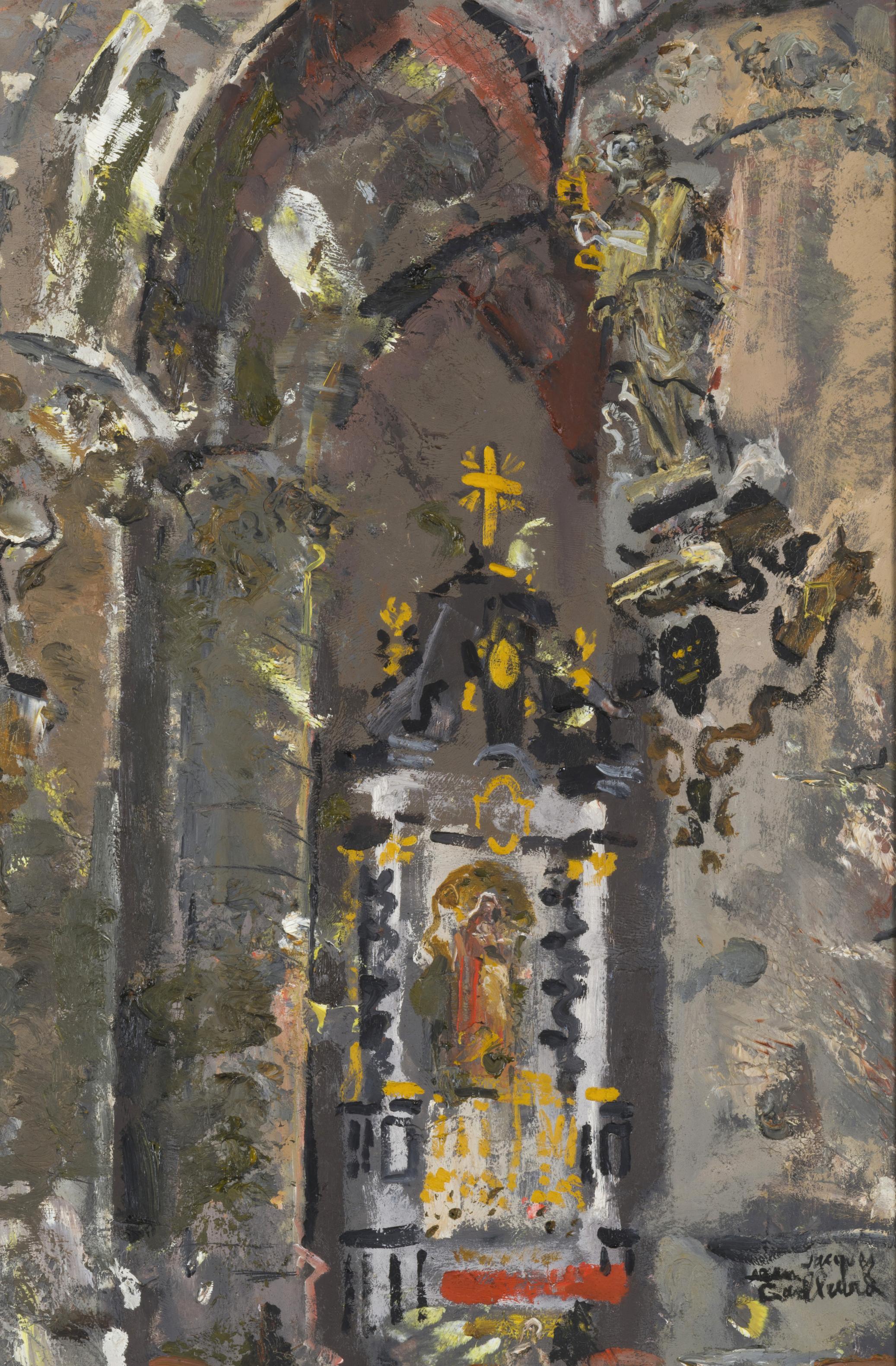 JEAN-JACQUES GAILLIARD (1890-1976) Eglise de la Chapelle (Bruxelles)