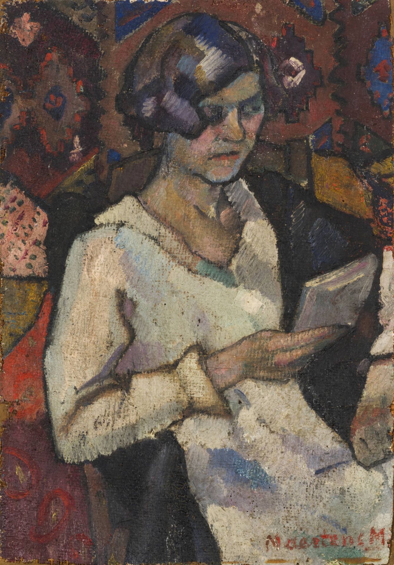 MEDARD MAERTENS (1875-1946) Femme lisant