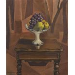 JANE GRAVEROL (1905-1984) Sans titre (Nature morte dans un d&#233;cor de for&#234;t)