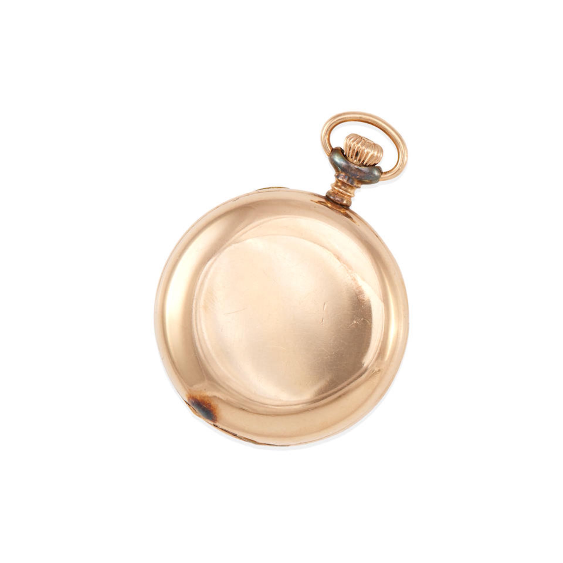 PRIMROSE W. CO.: A 9K ROSE GOLD POCKET WATCH