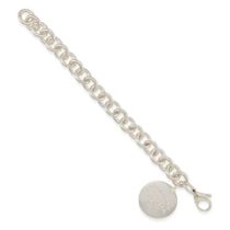 TIFFANY & CO.: A SILVER 'RETURN TO TIFFANY' TAG BRACELET