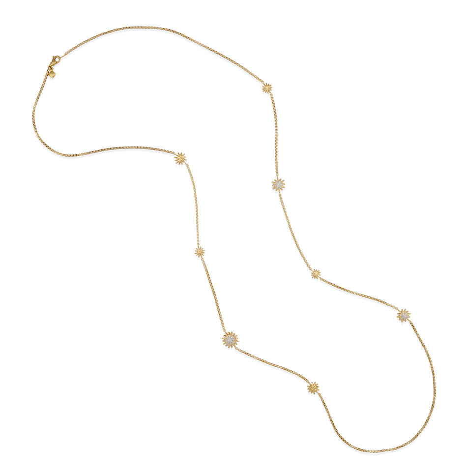 DAVID YURMAN: AN 18K BI-COLOR GOLD AND DIAMOND NECKLACE