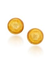 GIANMARIA BUCCELLATI: PAIR OF GOLD EARCLIPS