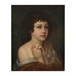 Suiveur de Jean-Baptiste Greuze. Portrait d'enfant