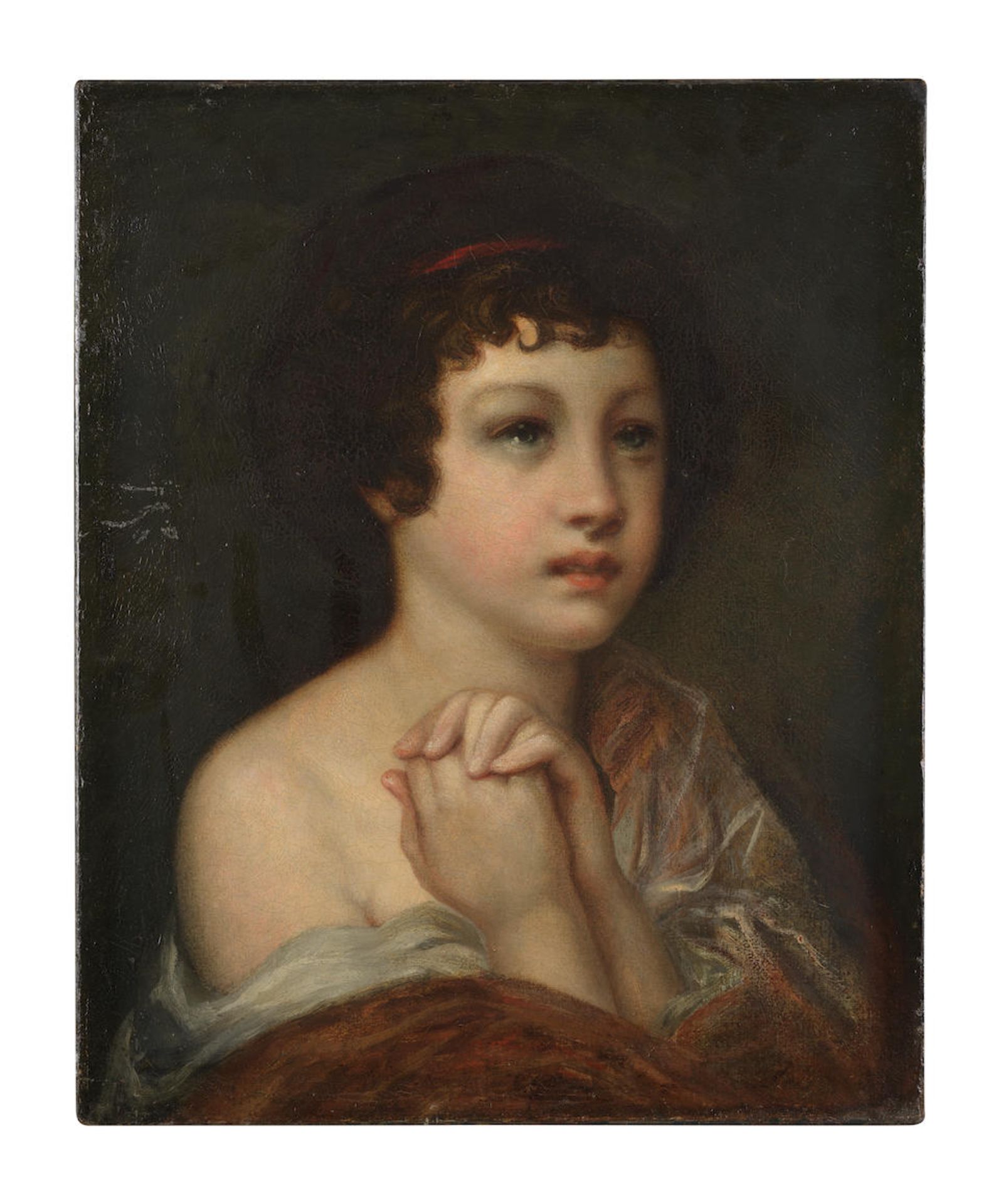 Suiveur de Jean-Baptiste Greuze. Portrait d'enfant