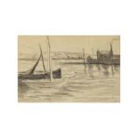 Maximilien Luce (France, 1858-1941). Barques sur la Seine