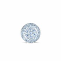 A RARE BLUE AND WHITE DISH Qing Yi Tang Zhi four-character mark, Qianlong