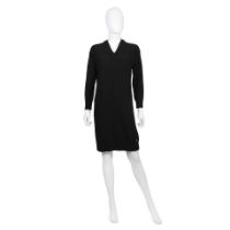 Hermès: a Black Cashmere Jumper Dress