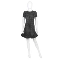 Valentino: a Black and White Polka Dot Dress
