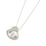 ELSA PERETTI FOR TIFFANY & CO.: A SILVER 'FULL HEART' PENDANT NECKLACE