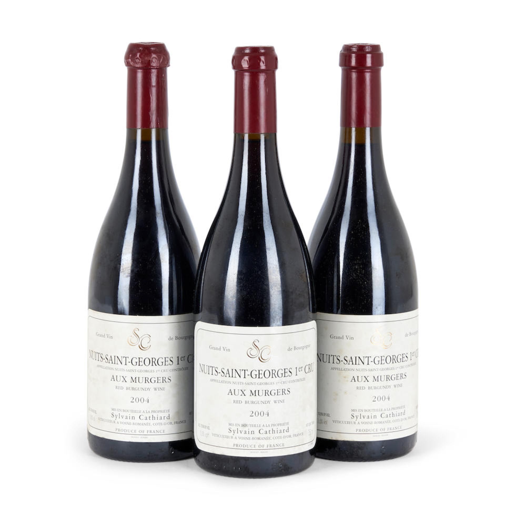 Sylvain Cathiard Nuits St. Georges Aux Murgers 2004 (3 bottles)