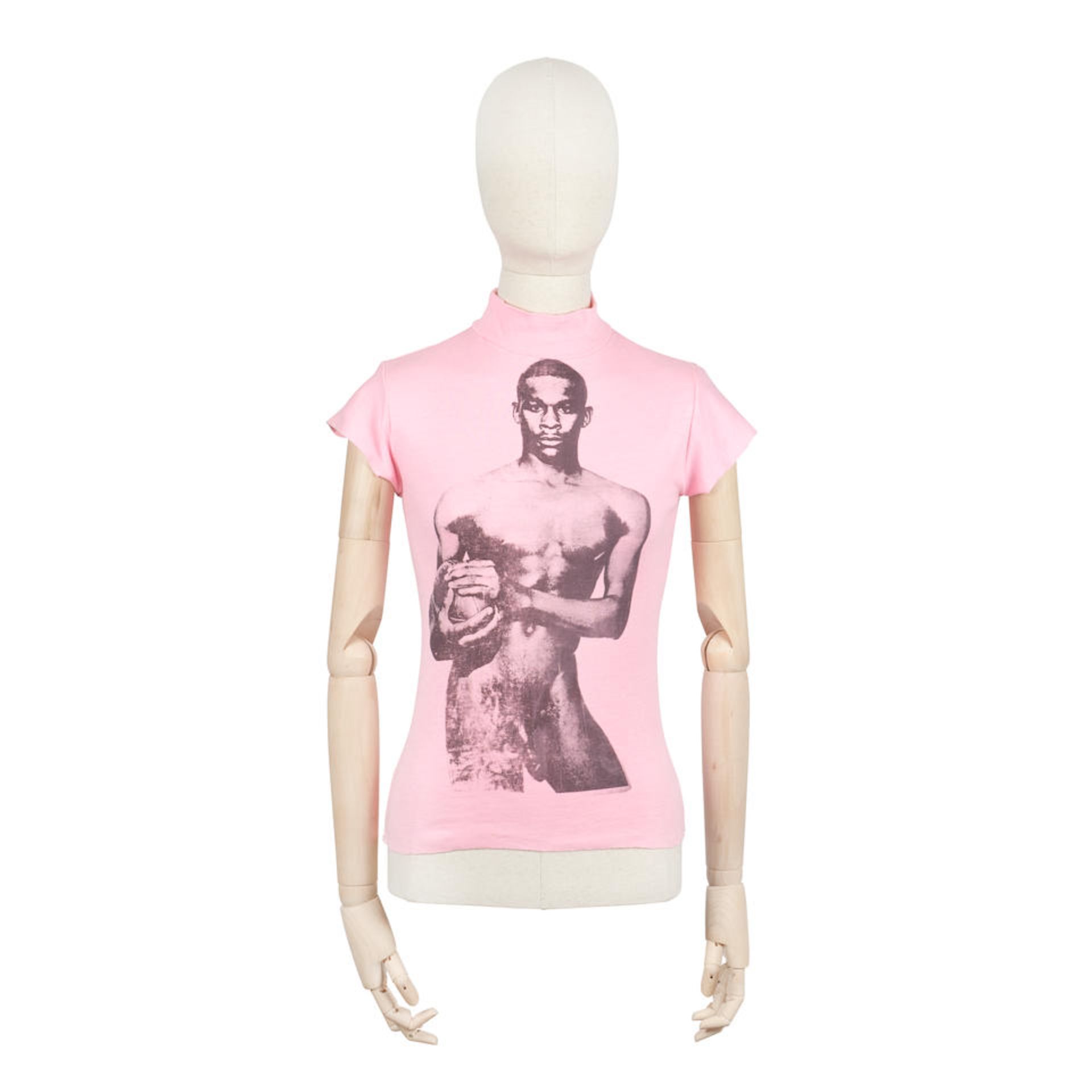 Vivienne Westwood & Bernard Rhodes A Rare 'Naked Footballer' T-shirt, 1975