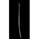 A rare Seljuk gold overlaid steel sword Persia, 11th/12th Century