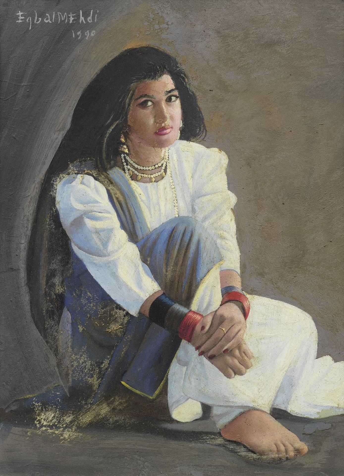 Eqbal Mehdi (1946-2008) Untitled (Woman)