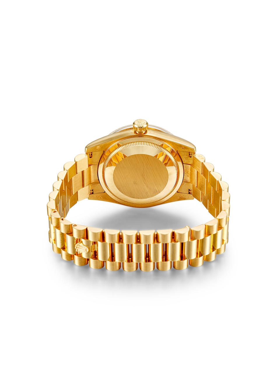 ROLEX | DAY DATE, REF.118238, A YELLOW GOLD BRACELET WATCH WITH JUBILEE DIAL, DIAMOND-SET INDEXE... - Image 3 of 3