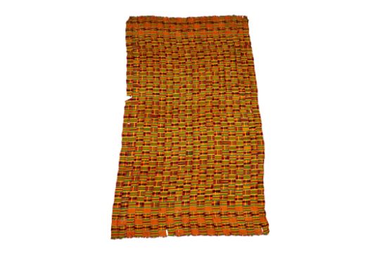 KENTE CLOTH Ghana 5 ft. 7 in. x 9 ft. 4 in. - Bild 1 aus 2