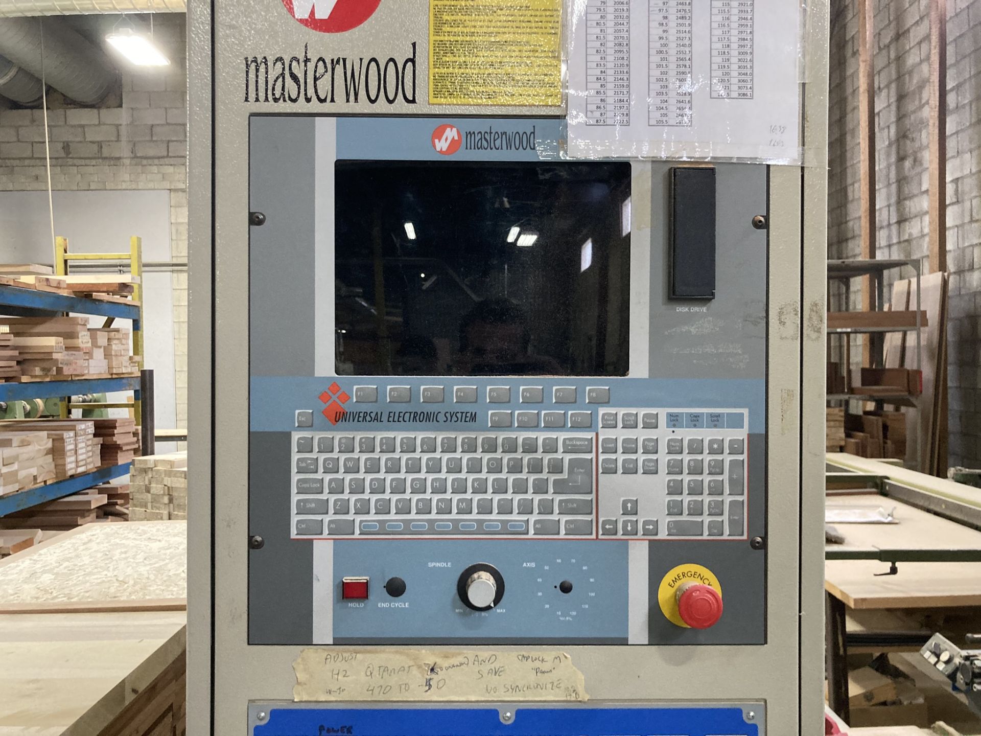 2002 Masterwood 0M B2 CN6 S CNC Mortising Machine - Image 11 of 11