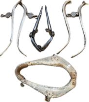 A collection of A Horse Mule Collar Harness & horse yoke harness