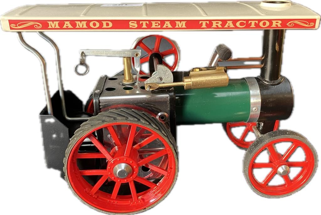 A Mamod steam engine model tractor