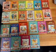 A Collection Of Vintage First Edition Noddy Books By Enid Blyton, London pre 1958 to 1960s.