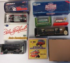 A Collection Of Boxed Scale Model Cars and Trucks To Include Corgi, Dale Earnhardt, American