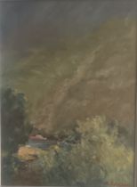 A. Watson Oil ''River landscape'', signed. [Frame 57x46cm]