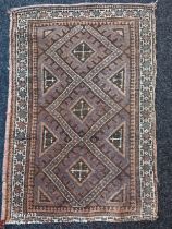 Out Of The Nomads Tent small wool Rug, Afghan Balouch [90 x 60cm]