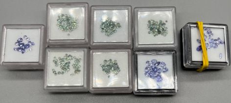 A Collection of precious gem stones; 5ct's of Alexandrite & 5ct's of Tanzanite