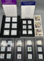 A Large collection of mixed gem stones; three boxed of mixed gem stones- 20ct's in each box.