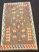 Chobi Kilm hand made wool rug [160 x 102cm]
