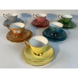 A Royal Albert Gossamer pattern harlequin tea service