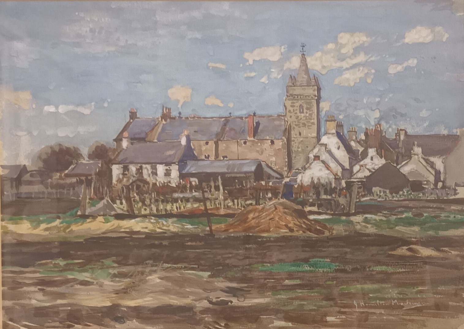 James McKenzie Watercolour 'Kirkcudbright' [57x67cm]