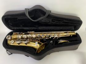 A Boosey & hawkers London ' Lafleur' tenor saxophone in fitted case