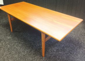 Vintage Mid Century teak coffee table (140x60cm)